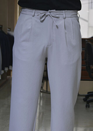 Manjogger Pleli Baggi Gofre Jogger Pantolon Siyah
