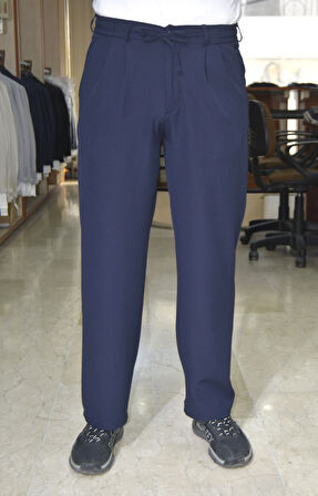 Manjogger Pleli Baggi Gofre Jogger Pantolon Siyah