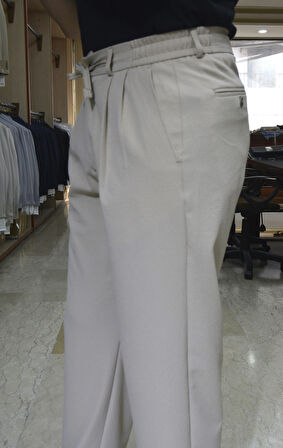 Manjogger Pleli Baggi Gofre Jogger Pantolon Siyah