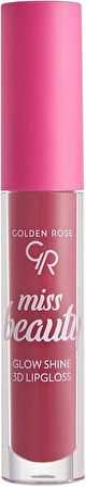 Golden Rose Miss Beauty Glow Shine 3D Lipgloss Dudak Parlatıcı No:04 Pink Dream