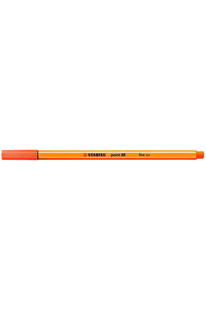 88/30 0,4 mm Keçe Uçlu Kalem Açık Alev Kırmızı (1 Adet)