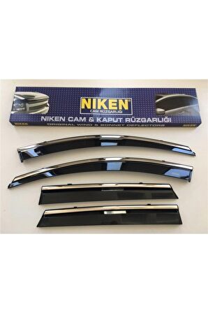Opel Mokka Kromlu Cam Rüzgarlığı Krom Rüzgarlık Araç Uymulu 2012-2018
