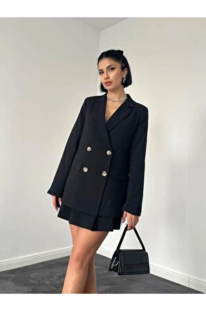Blazer Ceket - Siyah