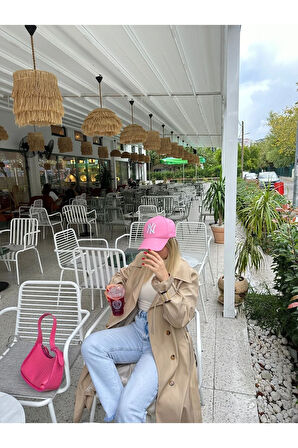 Taş Rengi Astarlı Trençkot