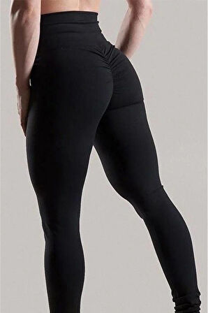 Kalçası Büzgülü Tayt