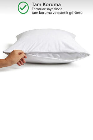 Yastik Alezi Su Geçirmez Ses Yapmaz Yastik Alez Kilifi 4 Adet