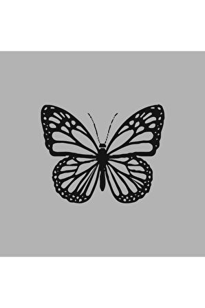 Ahşap İşleme Duvar Süsü- Kelebek - 50 Cm X 30 Cm