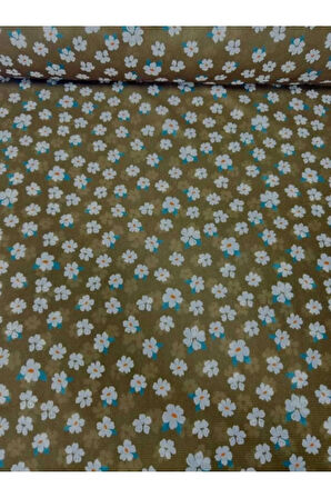 Masa Örtüsü & Piknik Örtsü -Raşel Kumaş 120 Cm X 160 Cm -Papatya Desenli