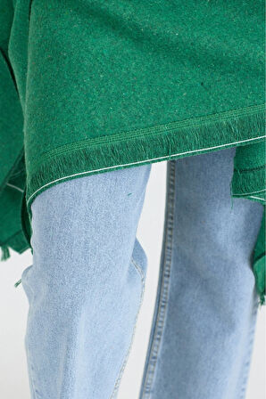 Panço - Pamuk Polyester Karışımlı Şık Ve Kaliteli Kumaş-Yeşil