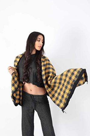 Şık Kullanım Pamuk Polyester Şal-Sari