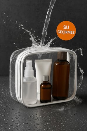 Su Geçirmez Pvc Makyaj Ve Organizer Düzenleyici Seyahat Çantası