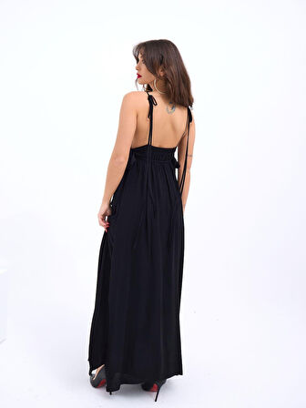 melfxxl 6886 ELBİSE-SİYAH