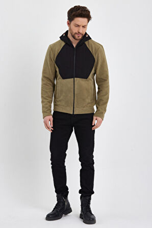 5313 Intersoft Erkek Fermuarlı Kapüşonlu Mont 5301