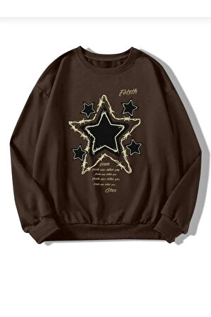 malkoçbey gtxr baskılı o yaka oversize unisex swetşhirt