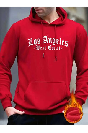 malkoçbey los angeles baskılı oversize unisex sweatşhirt