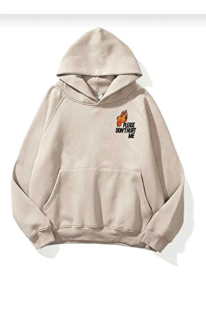 malkoçbey no7 baskılı kapüsonlu oversize unisex swetşhirt