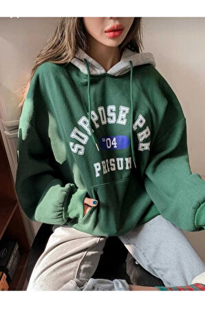 malkoçbey Suppose Baskılı Oversize Sweatshirt