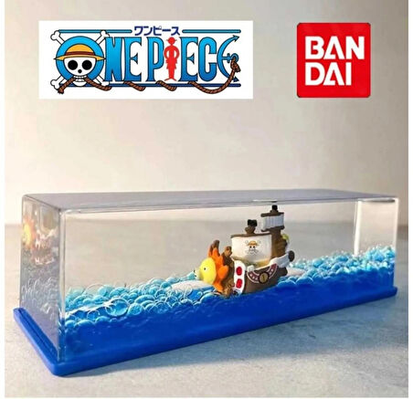 one piece bandai figürlü batmayan gemi canli rengi ve kalitesiyle şık hediyelik camlı batmayan gemi