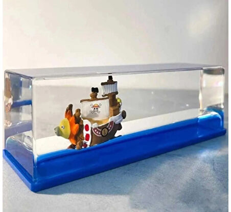 one piece bandai figürlü batmayan gemi canli rengi ve kalitesiyle şık hediyelik camlı batmayan gemi