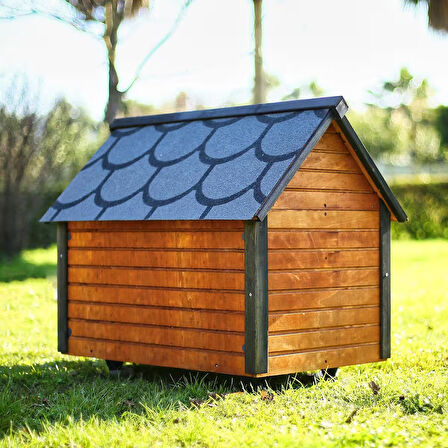 MANDU Ahşap Köpek Kulübesi