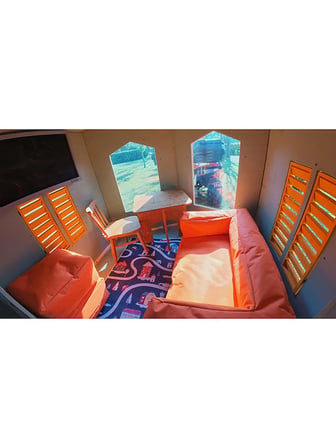 MANDU Ahşap Çocuk Tinyhouse Oyun Evi