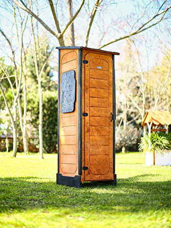 MANDU Ahşap Slim Depolama Dolabı (Dar Alanlar İçin)