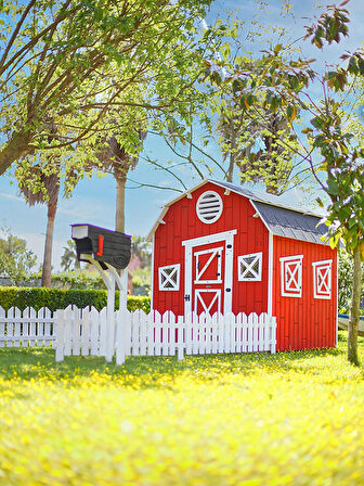 MANDU Ahşap Çiftlik Oyun Evi (Farmhouse)