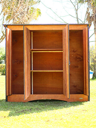 MANDU Ahşap Çok Amaçlı XL Depolama Dolabı