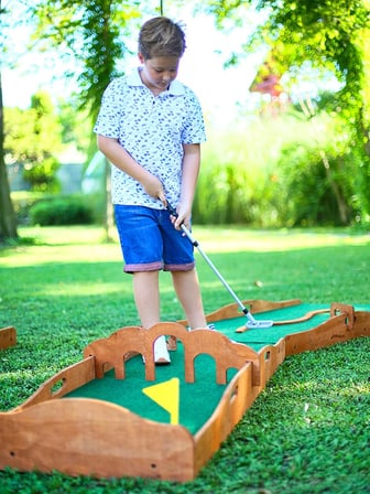 MANDU Ahşap Çocuk Mini Golf Seti