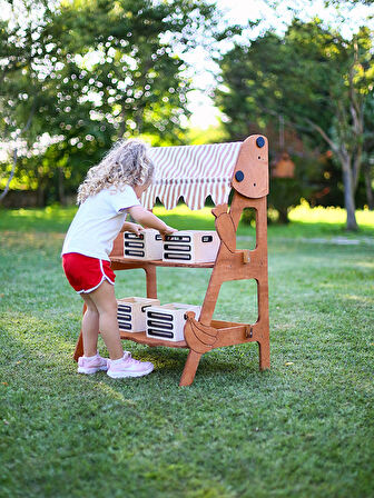MANDU Ahşap Çocuk Manav Tezgâhı