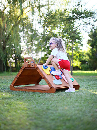 MANDU Ahşap Tırmanma Üçgeni