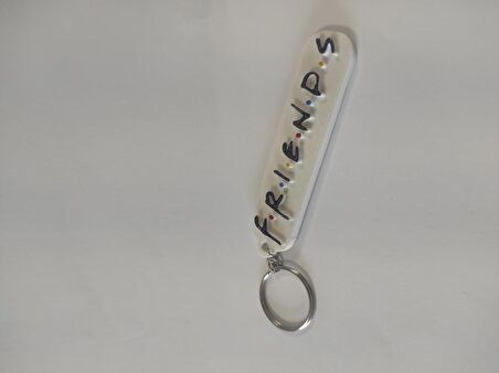 Friends Dizisi Logo Anahtarlık Anahtar Süsü