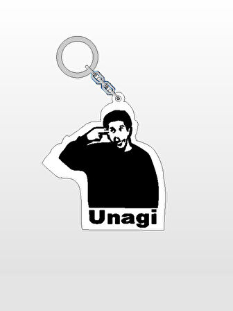 Friends Dizisi Ross Unagı Logo Anahtarlık Anahtar Süsü
