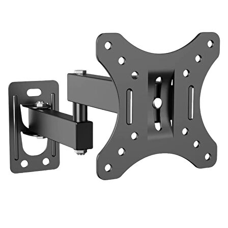 Hareketli Monitör 10-27" TV Duvar Askı Aparatı 2 Kollu 8KG Taşıma Evrensel Braket