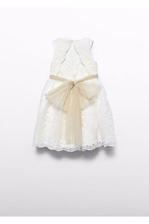 Mayoral Abel&Lula Dantel İşlemeli Kız Çocuk Elbise_mnvs5037
