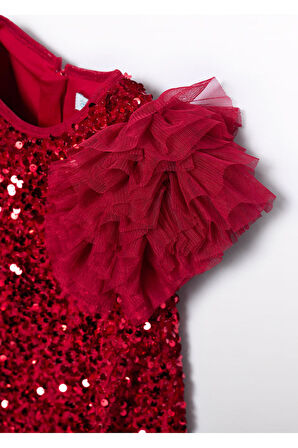 Mayoral Abel&Lula Pulpayetli Kız  Çocuk Elbise_mnvs5529