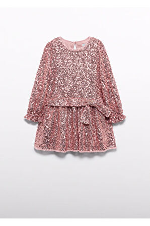 Mayoral Abel&Lula Parıltı Kız Çocuk Uzun Kollu  Elbise_mnvs5531