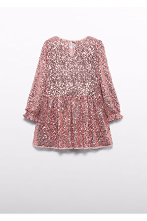 Mayoral Abel&Lula Parıltı Kız Çocuk Uzun Kollu  Elbise_mnvs5531