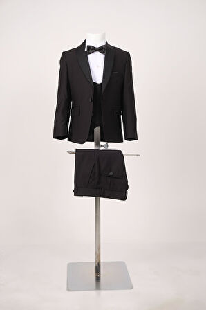 Doctor Junior Erkek Çocuk Smokin Takım Elbise Slim Fit / Gömleksiz