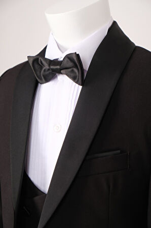 Doctor Junior Erkek Çocuk Smokin Takım Elbise Slim Fit / Gömleksiz