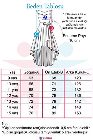 Meneviş Tek Omuz Saten Kız Çocuk Kuyruklu Abiye Elbise