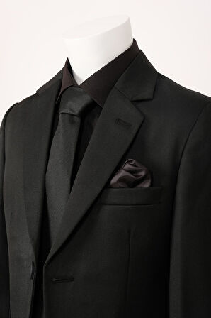 Doctor Junior Gabardin Slim Fit Erkek Çocuk Takım Elbise