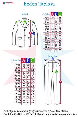 Doctor Junior Erkek Çocuk 2 Parça Takım Elbise Slim Fit