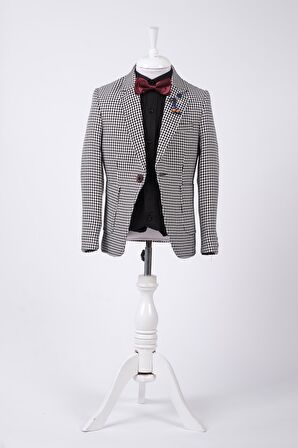 Doctor Junior Erkek Çocuk Slim Fit Tek Düğme Ceket