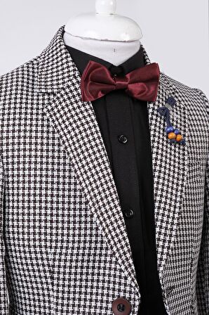 Doctor Junior Erkek Çocuk Slim Fit Tek Düğme Ceket