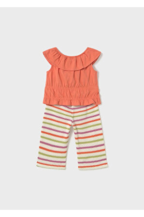 Mayoral Turuncu Kız Çocuk Pantolonlu Takım_mnvs1575