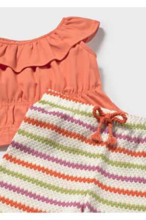 Mayoral Turuncu Kız Çocuk Pantolonlu Takım_mnvs1575