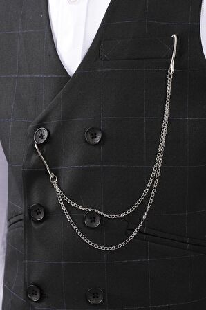 Doctor Junior Erkek Çocuk Kareli Takım Elbise