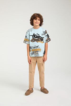 Jack Lions 3'lü Sırt Baskı Detay Erkek Çocuk Ceketli Takım