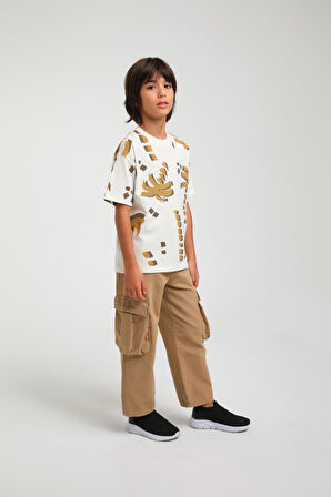 Jack Lions 3'lü Kargo Cep Pantolon ve Ceket Erkek Çocuk Takım